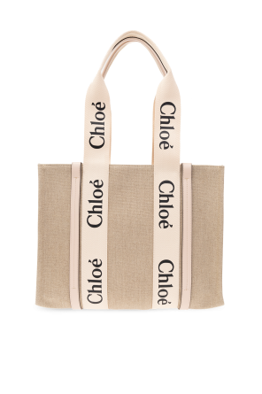 【関税込み】CHLOE SHOPPING 'WOODY MEDIUM' Beige 'Woody Medium' shopper bag Chloé - Vitkac Italy